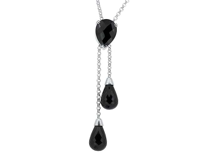 Onyx and Silver Neckpiece