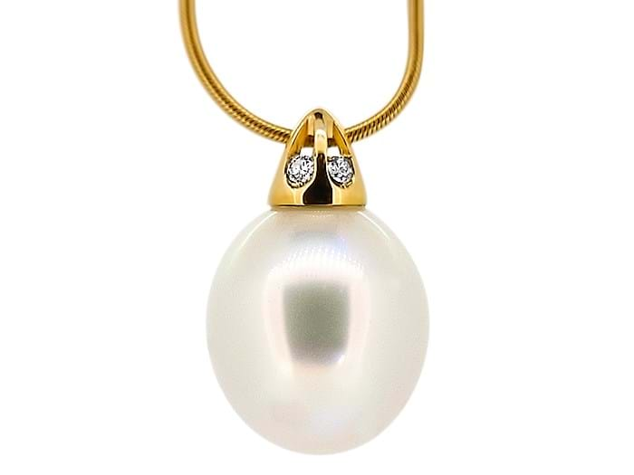 Australian South Sea Pearl and Diamond Pendant