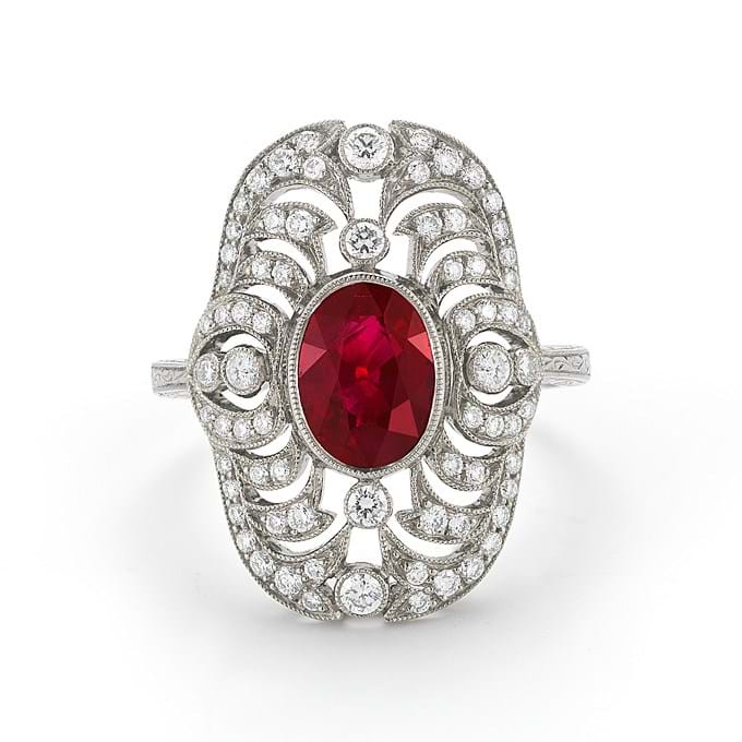 Ruby and Diamond Ring