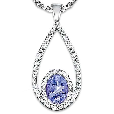 Sapphire and Diamond Pendant