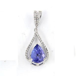 Tanzanite and Diamond Pendant