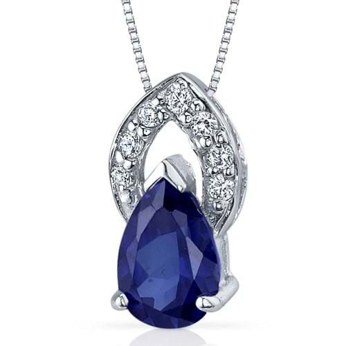 Sapphire and Diamond Pendant